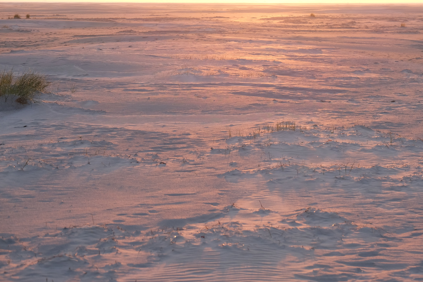 Sonnenaufgang auf Nordseeinsel Borkum