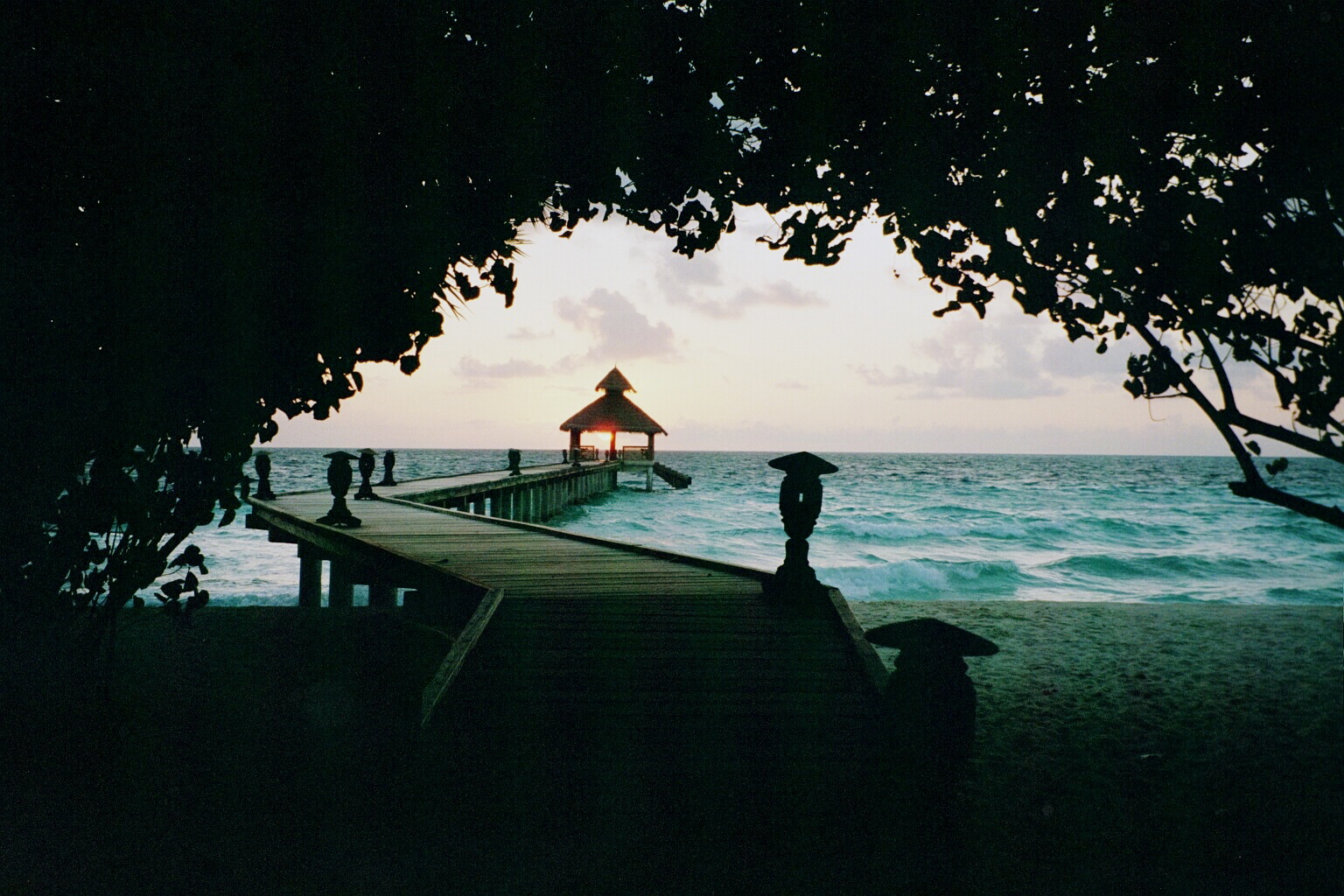 Sonnenaufgang auf Reeti Beach