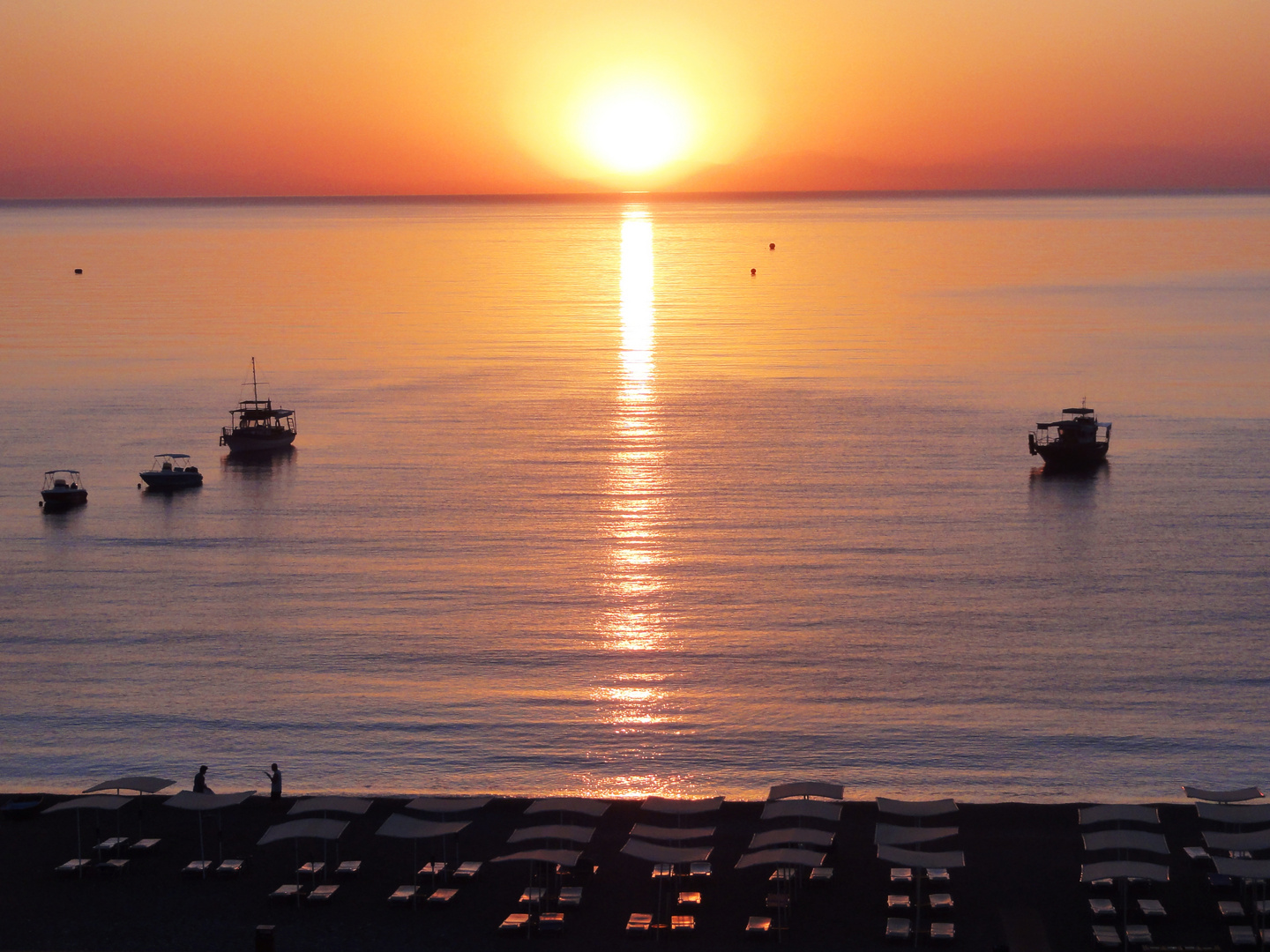 Sonnenaufgang  - Auf Rhodos