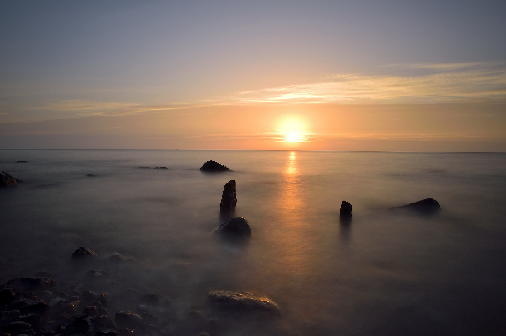 Sonnenaufgang auf Rügen