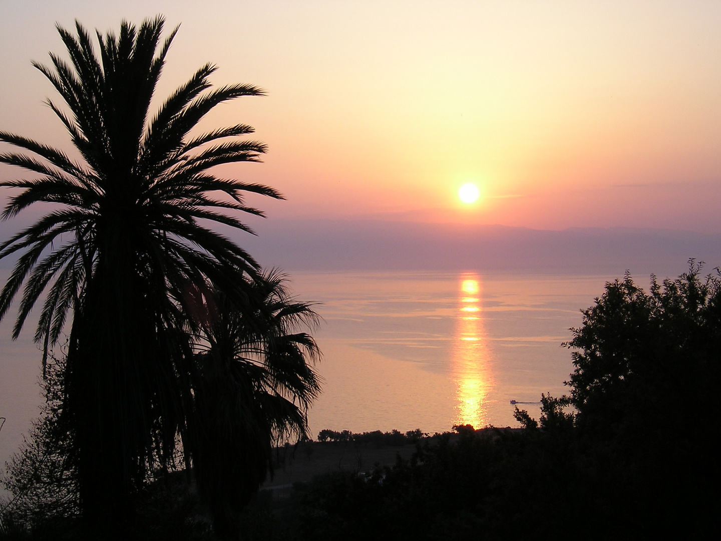 Sonnenaufgang auf Sizilien