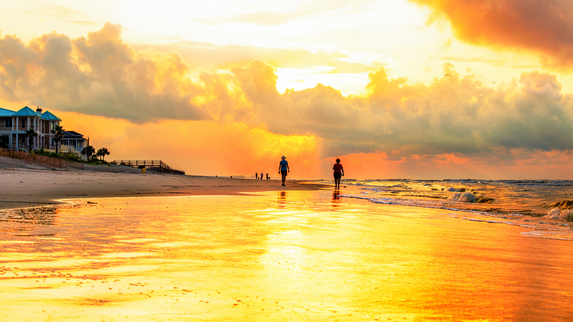 Sonnenaufgang auf Sullivan's Island