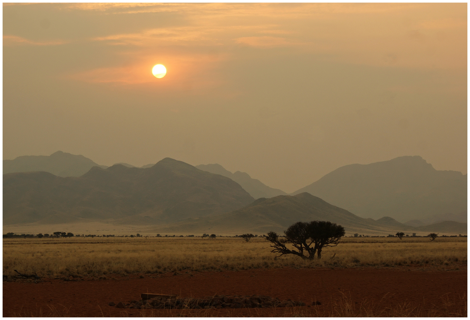 Sonnenaufgang auf Wolwedans