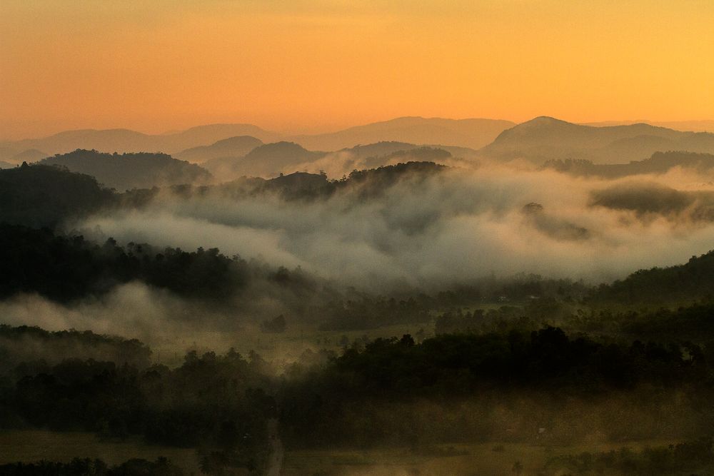 Sonnenaufgang aus dem Ballon - Sri Lanka