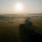 Sonnenaufgang aus dem Heißluftballon