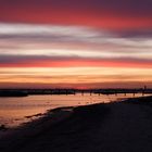 Sonnenaufgang aus Richtung Schilksee