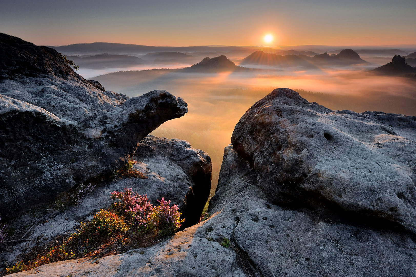 Sonnenaufgang | Aus unserem Workshop HERBST IN DER SÄCHSISCHEN SCHWEIZ