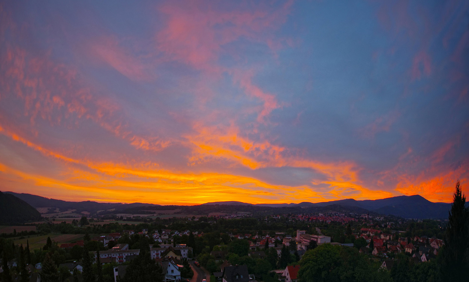 Sonnenaufgang Bad Sooden-Allendorf