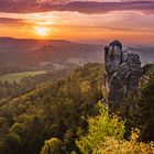 Sonnenaufgang Bastei 