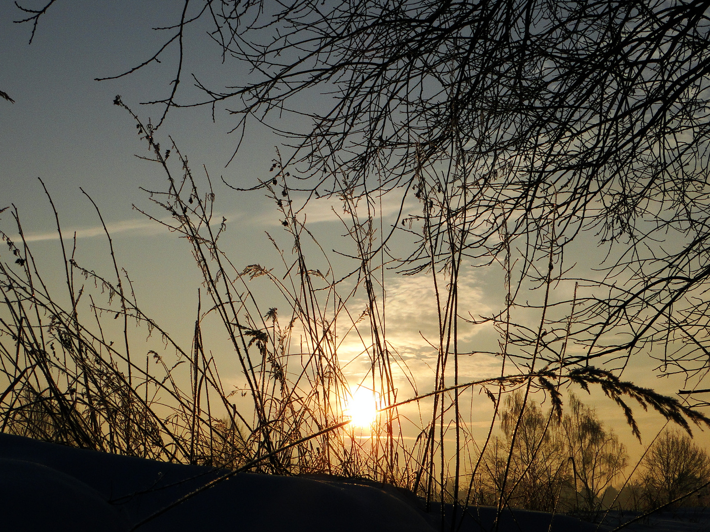 Sonnenaufgang bei -15