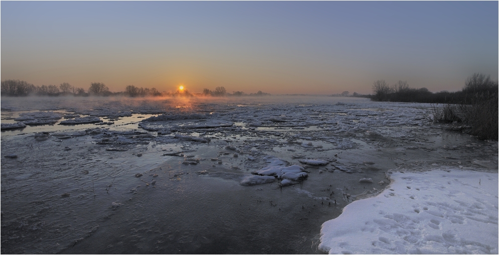 Sonnenaufgang bei - 19°C