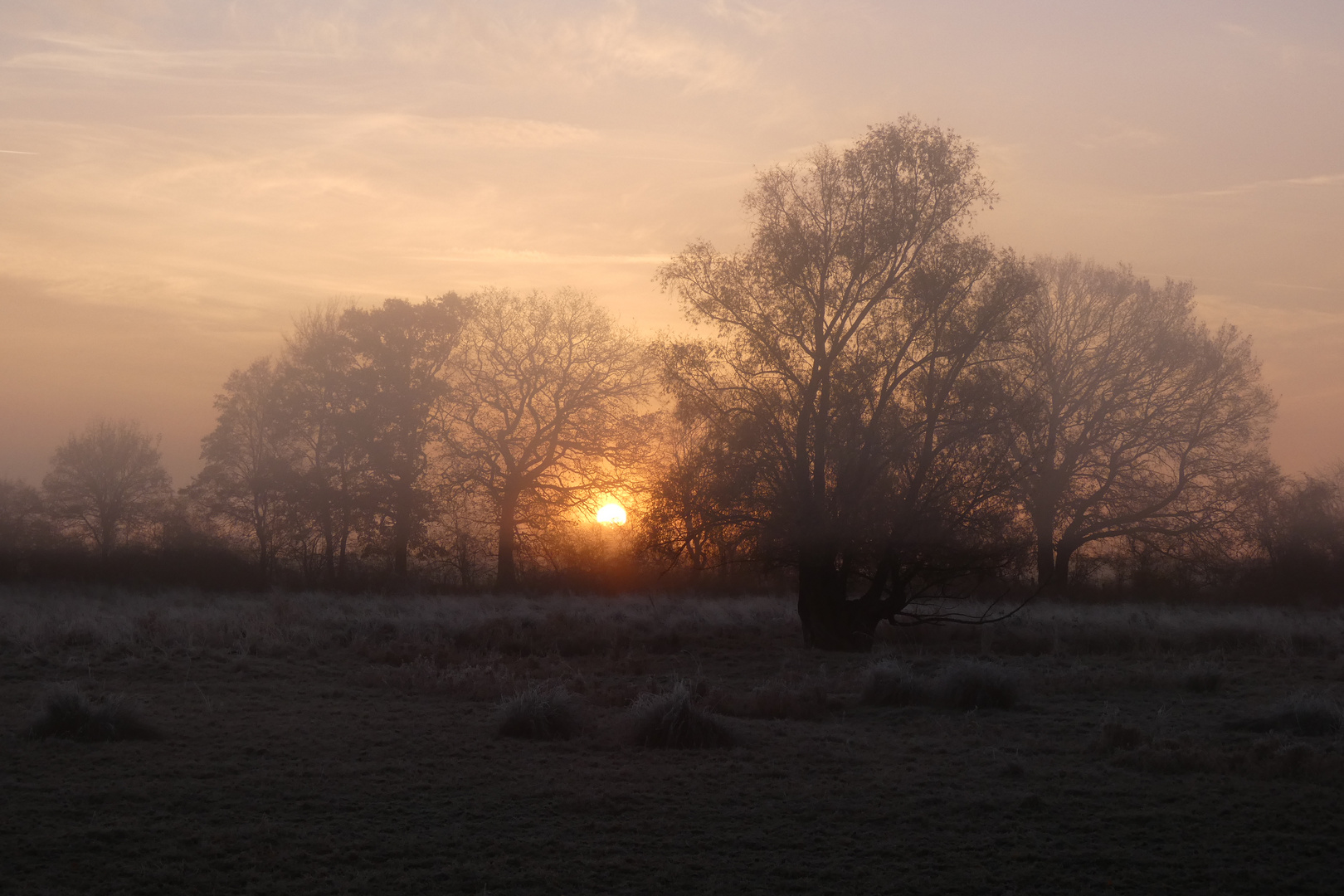 Sonnenaufgang bei - 6 Grad