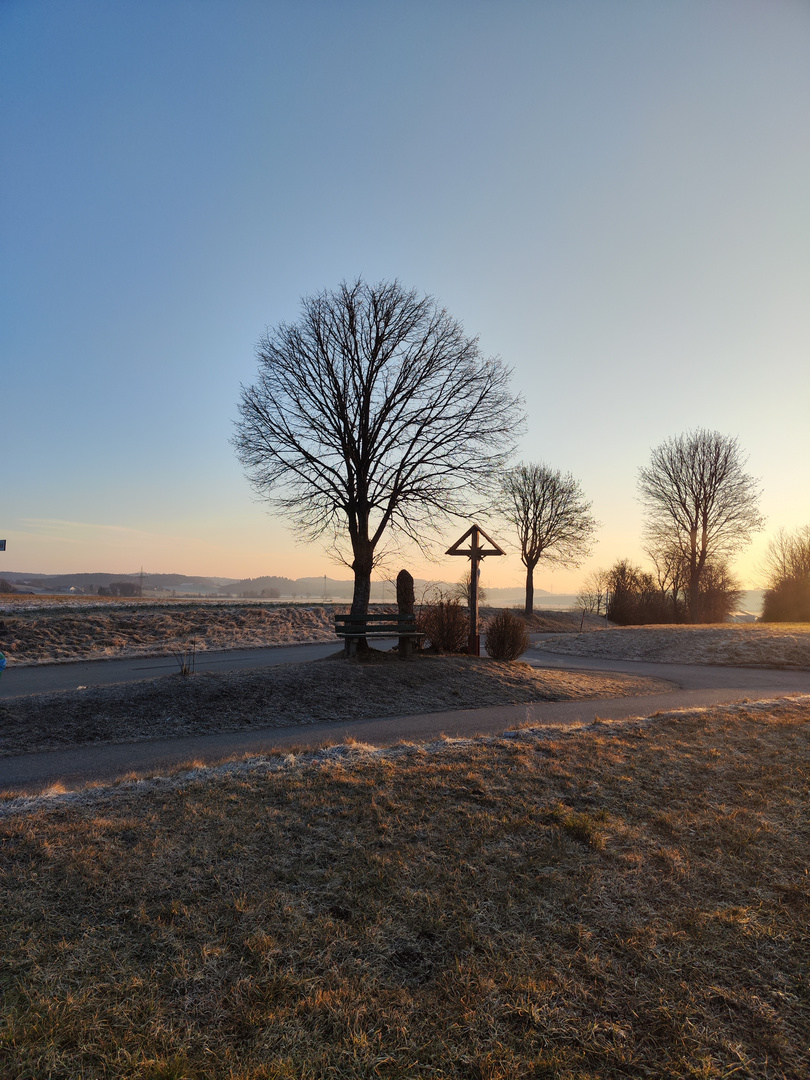 Sonnenaufgang bei Albaching 