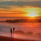 Sonnenaufgang bei Burg Schlitz