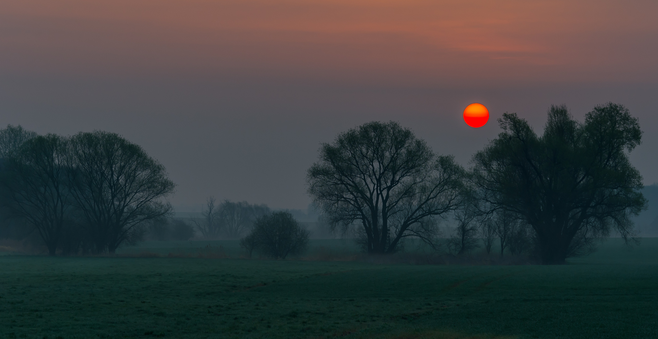 Sonnenaufgang bei Burkartshain