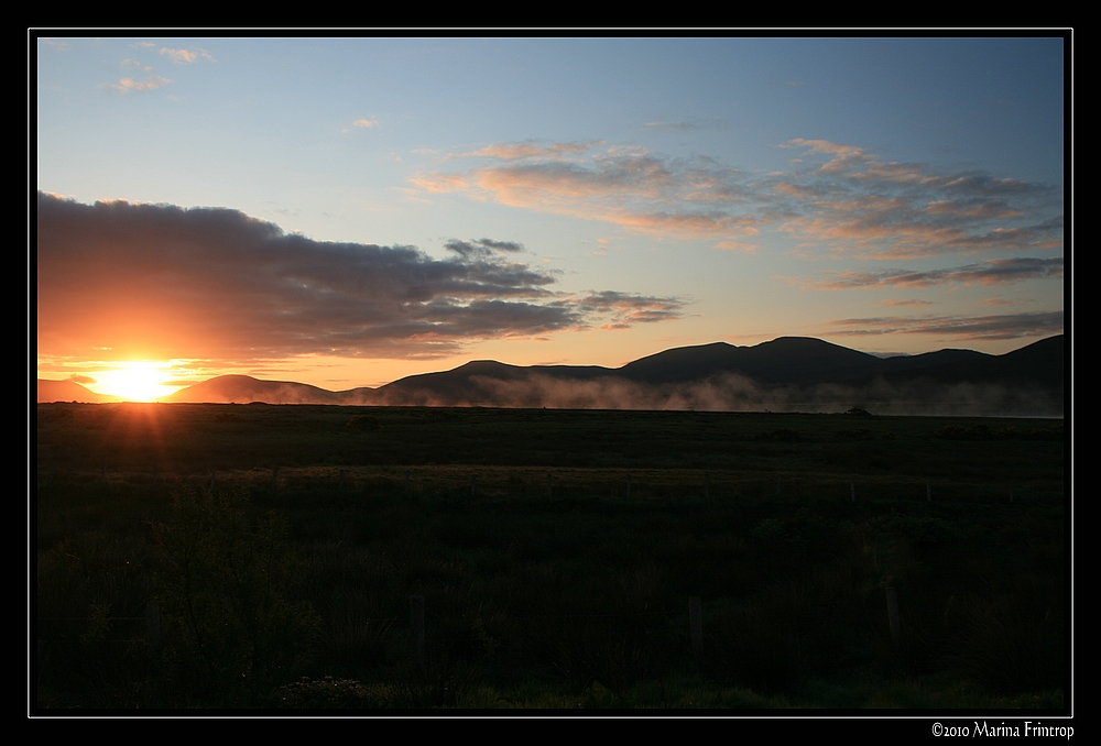 Sonnenaufgang bei Claggan, Irland County Mayo