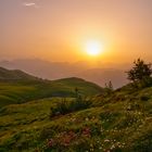 Sonnenaufgang bei der Calanderhütte