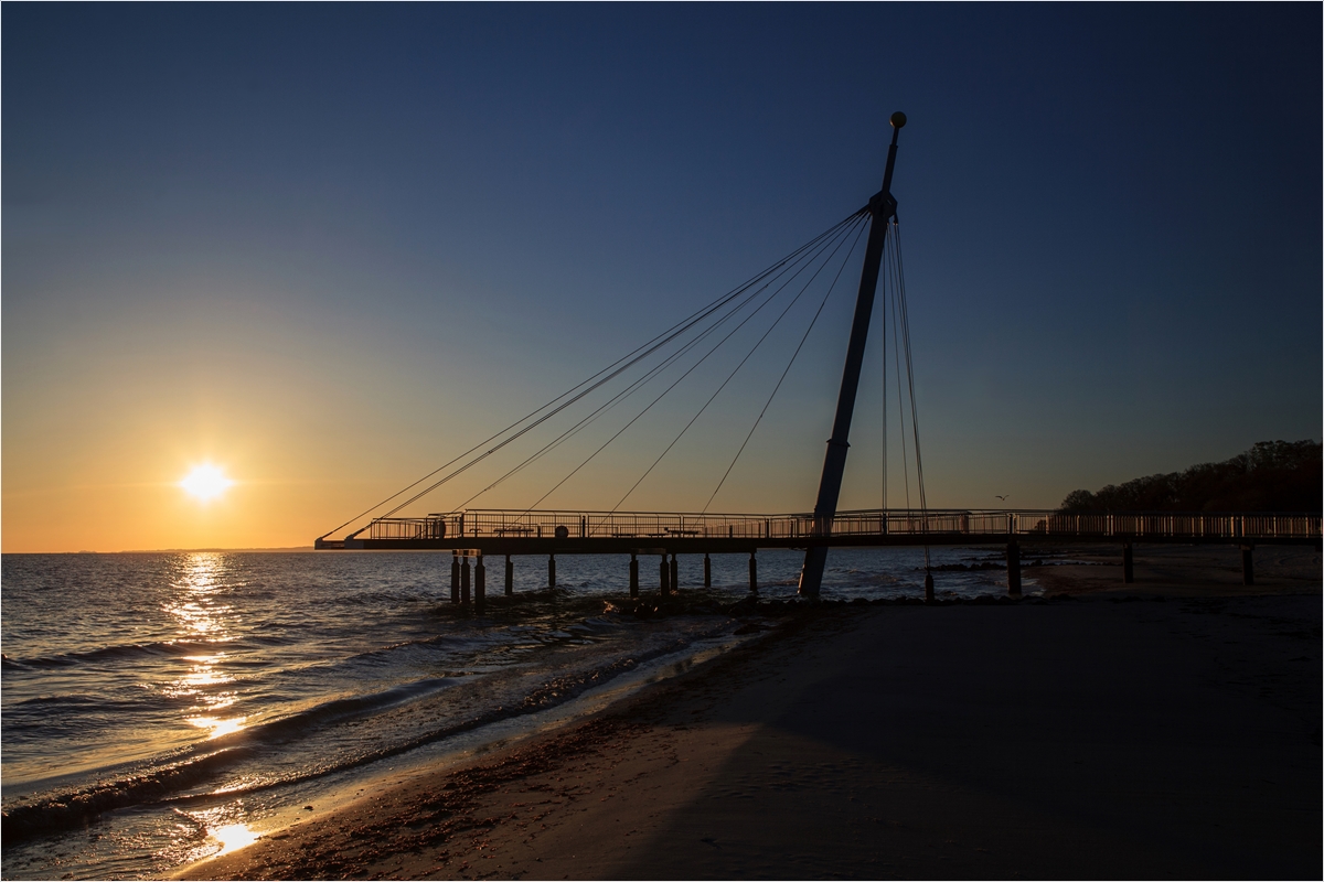 Sonnenaufgang bei der Flunder