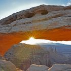 Sonnenaufgang bei der Mesa Arch, Canyonlands Nat. Park, Juli 2012