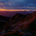 Sonnenaufgang bei der Weilheimer Hütte