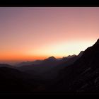 Sonnenaufgang bei der Wildhornhütte