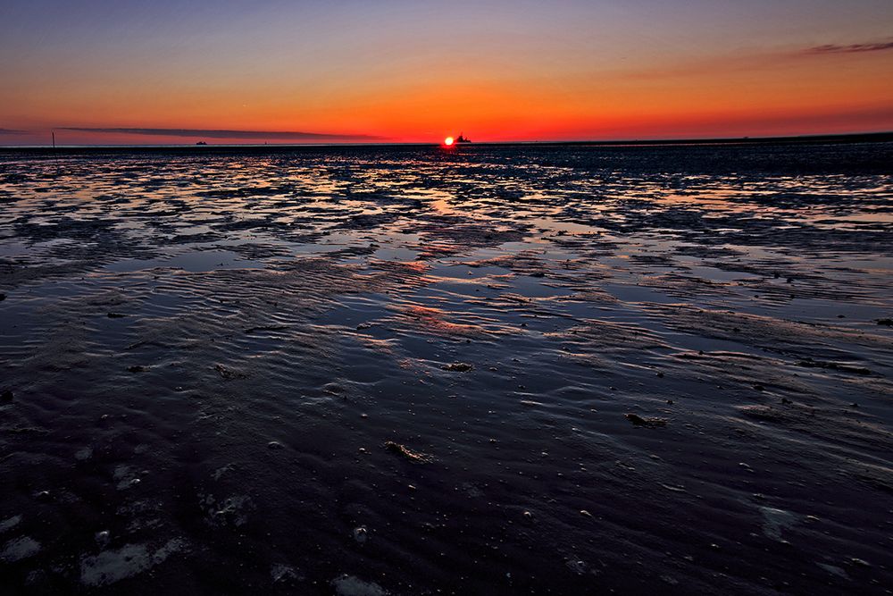 Sonnenaufgang bei Ebbe