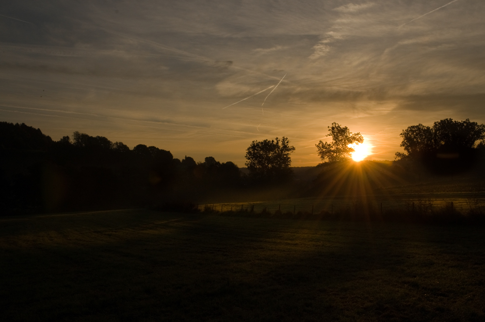 Sonnenaufgang  bei Eischen