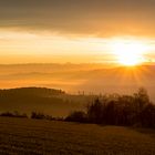 Sonnenaufgang bei Föhnlage