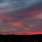 Sonnenaufgang bei Föhnsturm