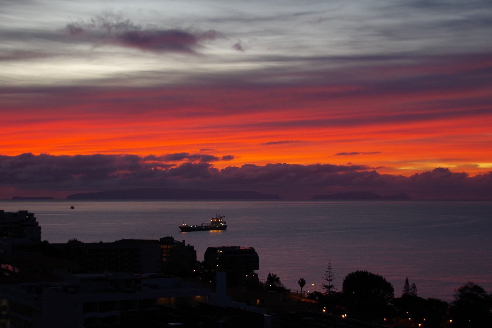 Sonnenaufgang bei Funchal