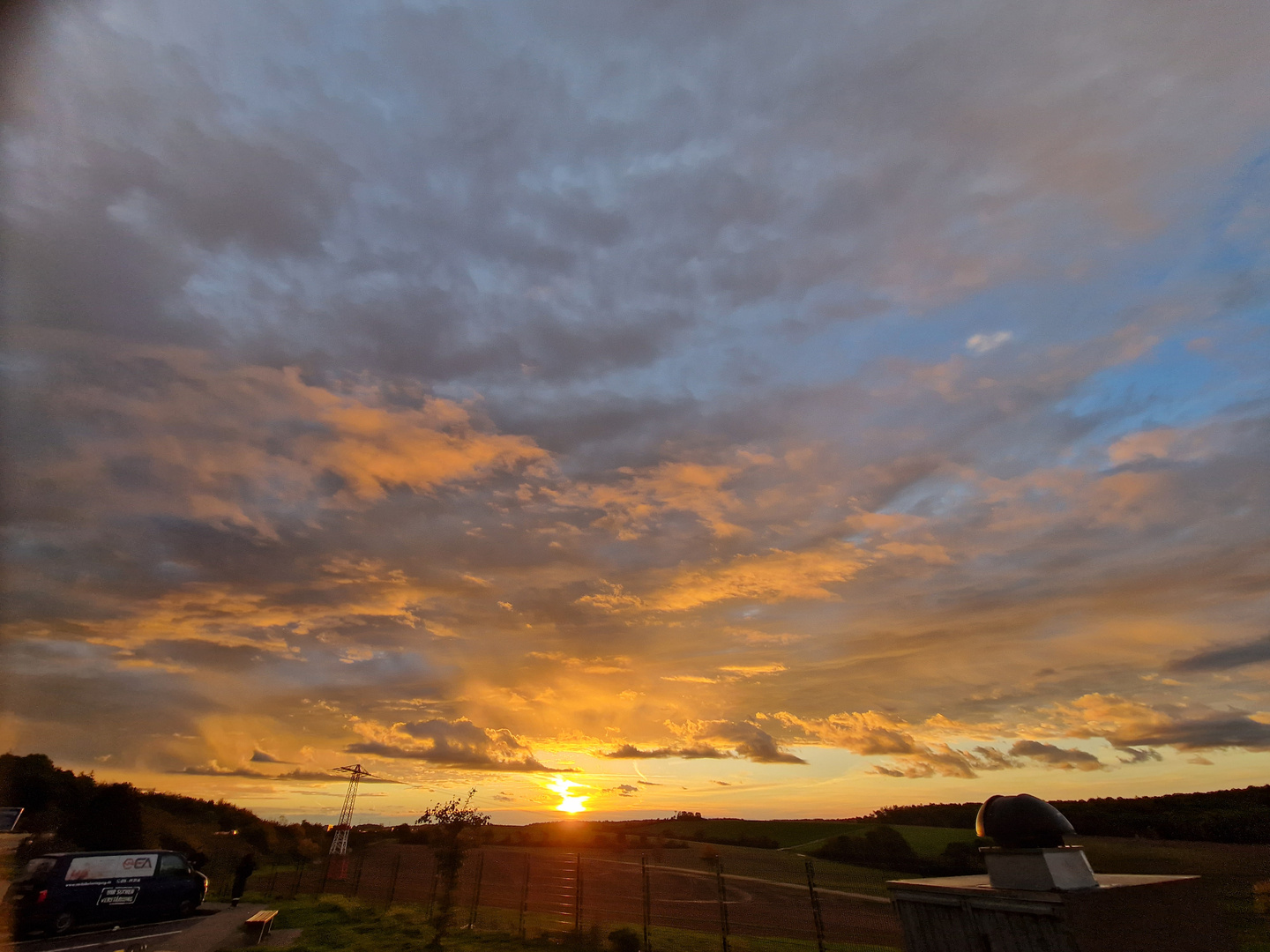 Sonnenaufgang bei Heilbronn 