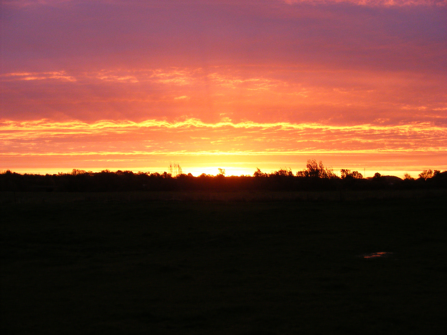 Sonnenaufgang bei Kiel