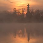 Sonnenaufgang bei Kloster Seeon