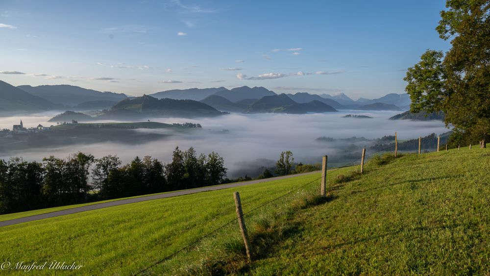 Sonnenaufgang bei Maria Neustift ...