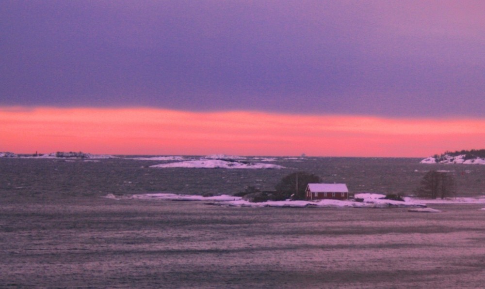 Sonnenaufgang bei Mariehamn