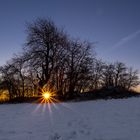 Sonnenaufgang bei Minus 12 Grad