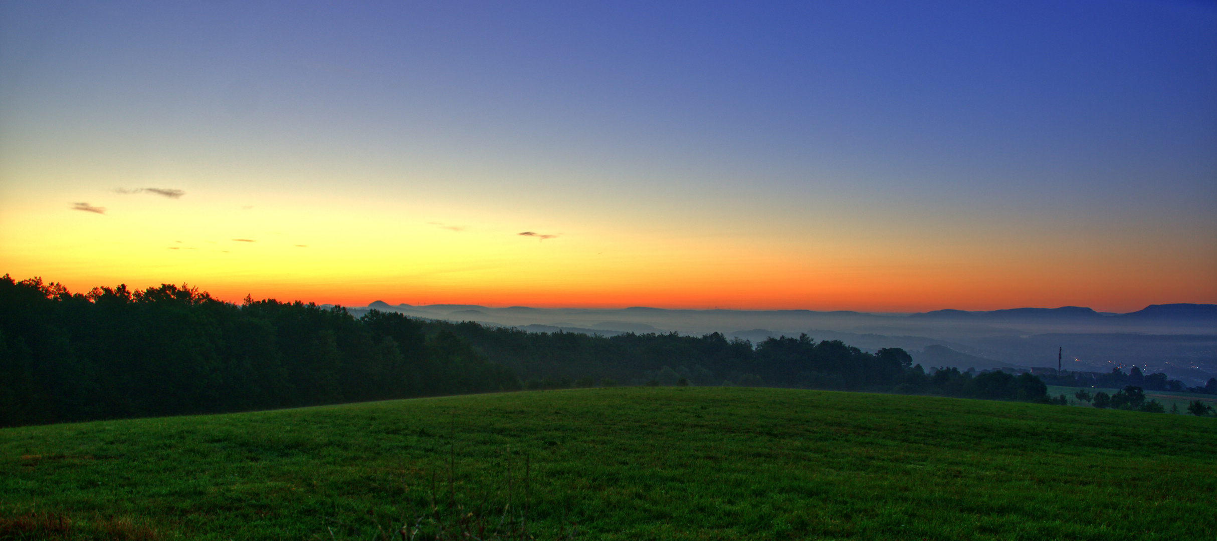 Sonnenaufgang bei mir zu Hause