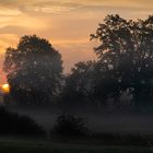 Sonnenaufgang bei Nebel