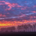 Sonnenaufgang bei Nebel