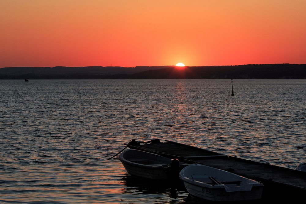 Sonnenaufgang bei Ralswiek...