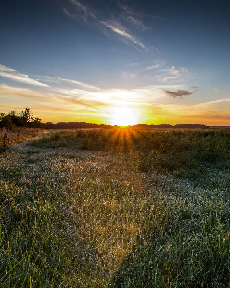 Sonnenaufgang bei Roßdorf