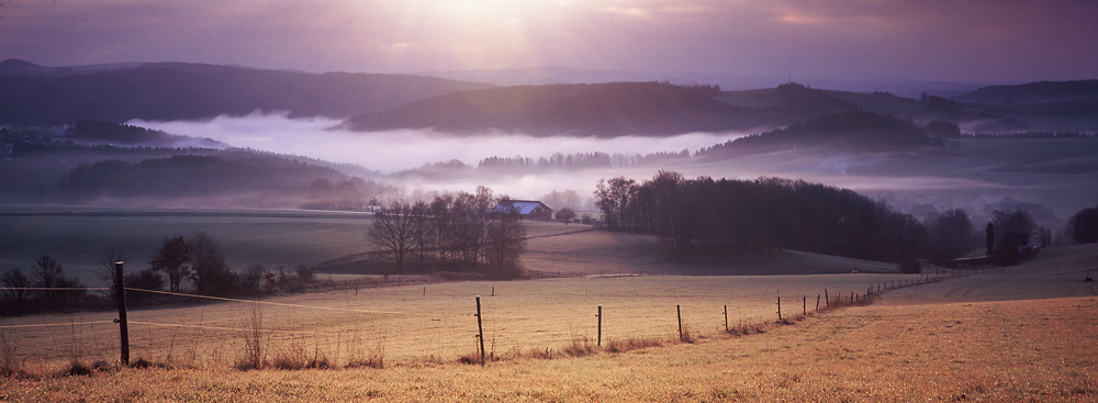 Sonnenaufgang bei Schlößchen