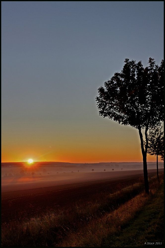 Sonnenaufgang bei Schöppenstedt