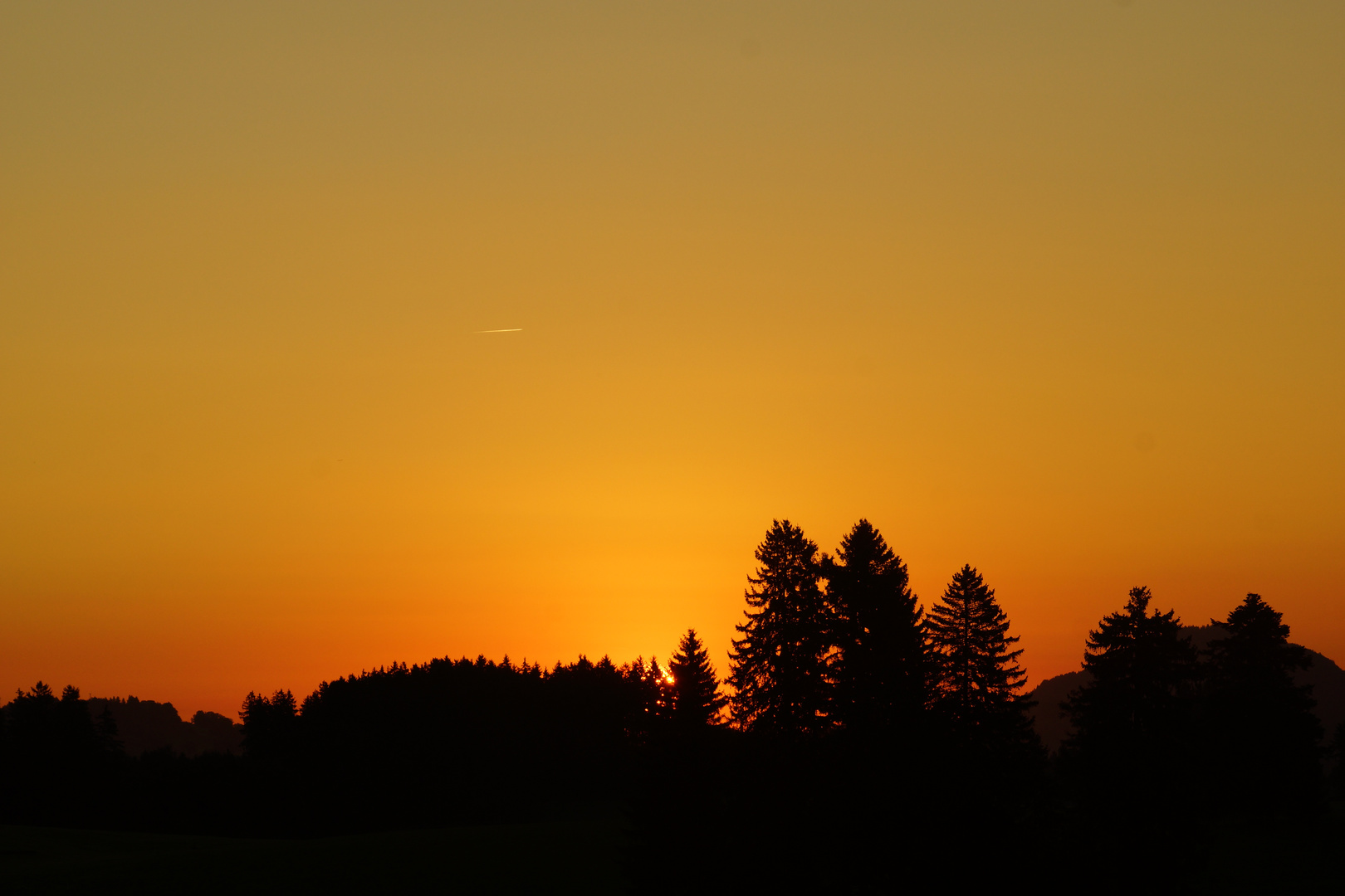 Sonnenaufgang bei Seeg 06.09.2013