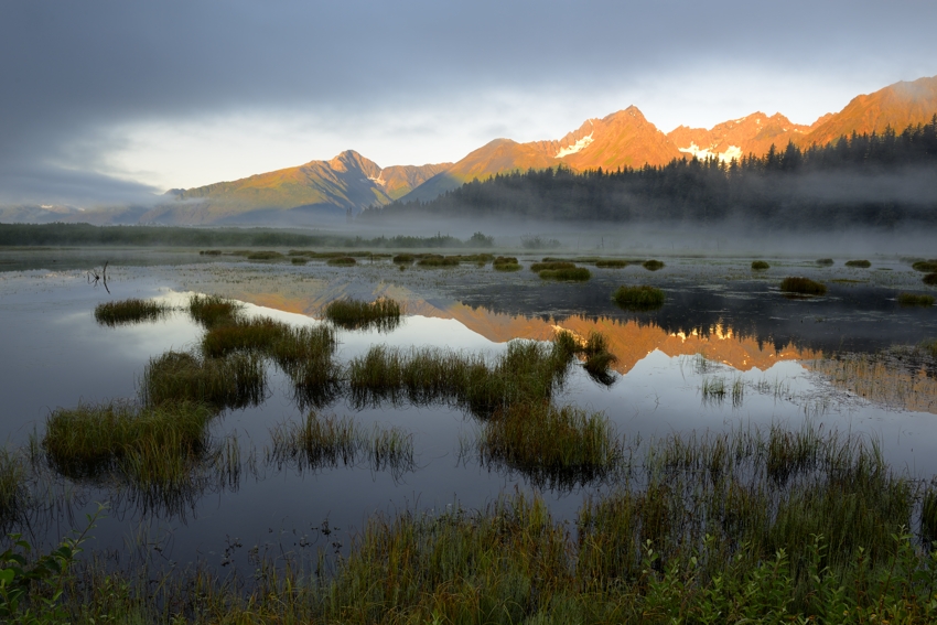 Sonnenaufgang bei Seward