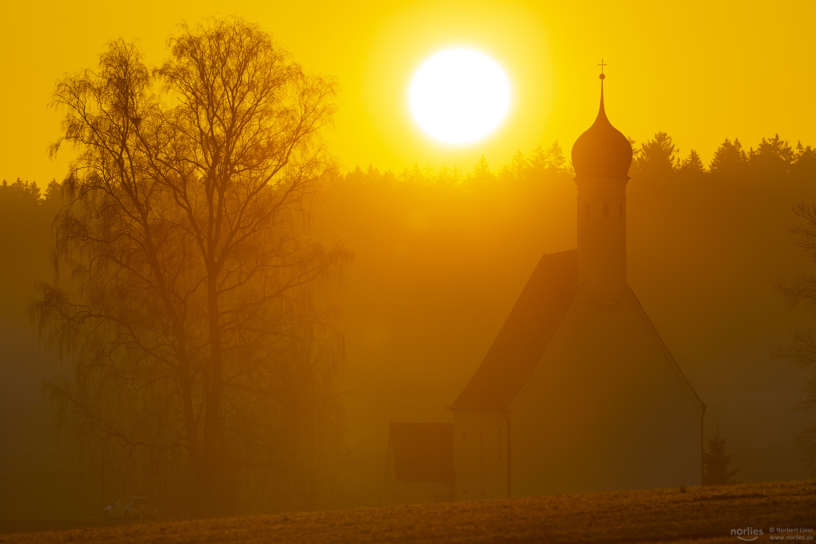 Sonnenaufgang bei St. Maria Zell