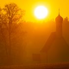 Sonnenaufgang bei St. Maria Zell