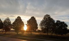 Sonnenaufgang bei Stupferich