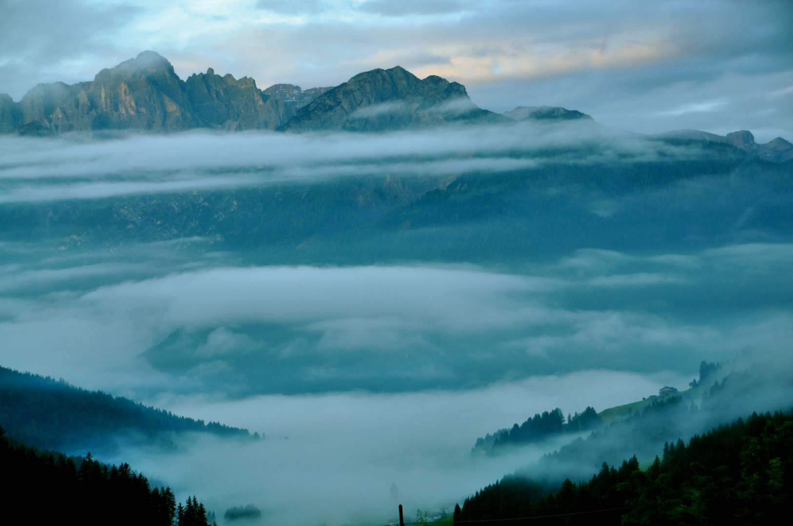 Sonnenaufgang bei Toblach