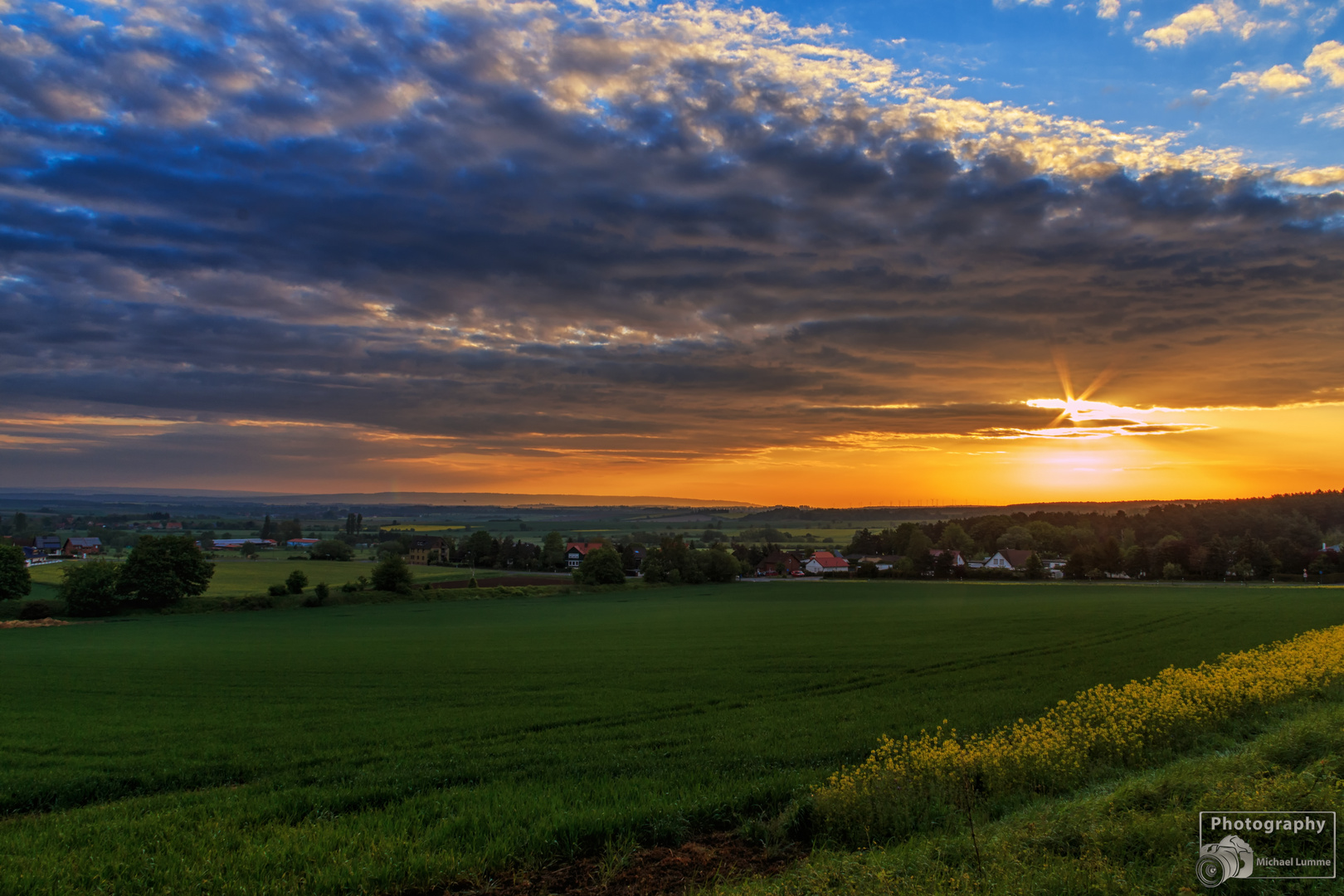 Sonnenaufgang bei Westerode